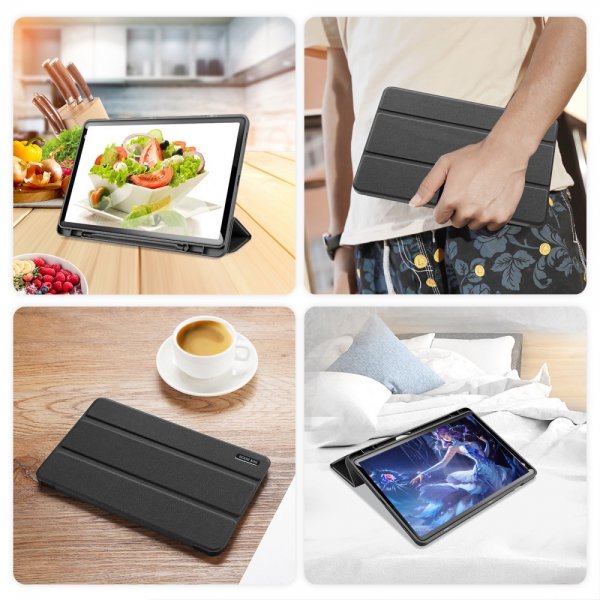 Dux Ducis Samsung Galaxy Tab S9 Etui DOMO Series Sort