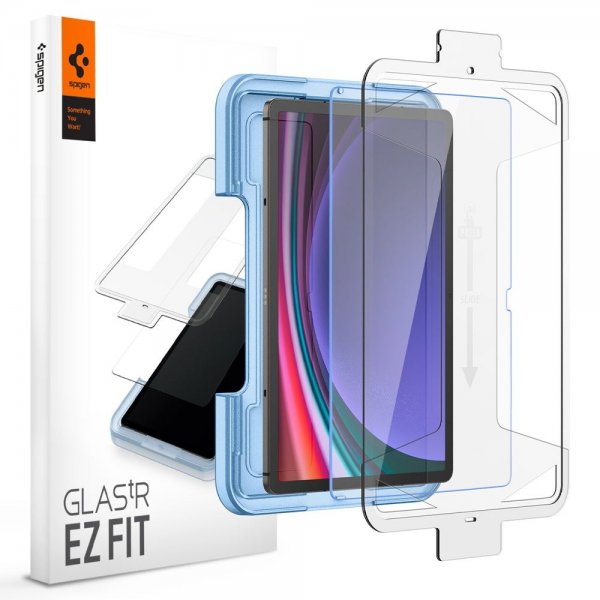 Spigen Samsung Galaxy Tab S9 Skærmbeskytter GLAS.tR EZ Fit