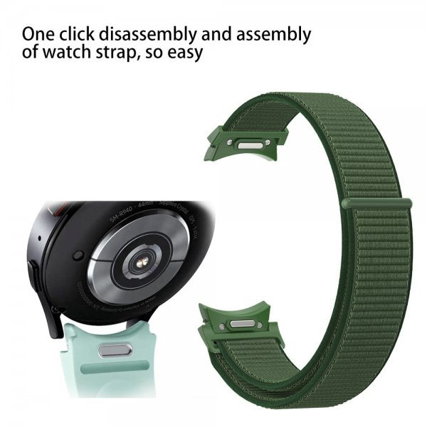 Samsung Galaxy Watch 20 mm urrem i nylon grå