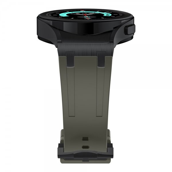 Samsung Galaxy Watch 20 mm Silikone Rem Sort Spænde Grøn
