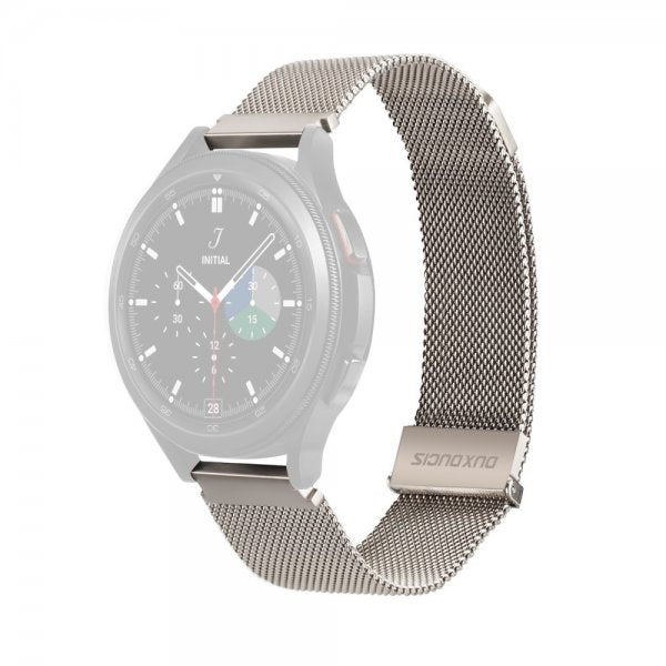 Dux Ducis Samsung Galaxy Watch 20mm Rem Milanese Starlight Sølv