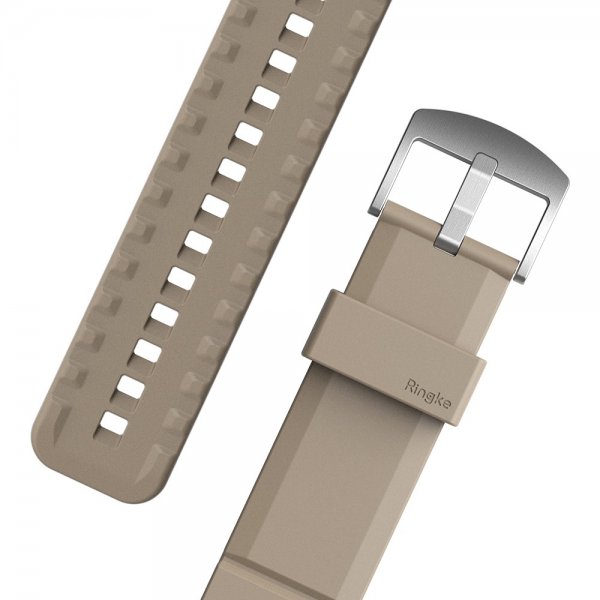 Ringke Samsung Galaxy Watch 20mm Rem Gummi One Bold Rem Gråt Sand