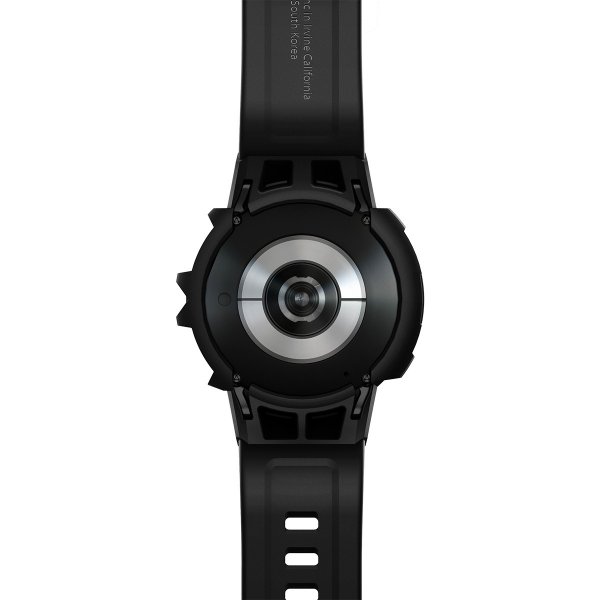 Spigen Samsung Galaxy Watch 4/5 44mm Cover og Rem Rugged Armor Pro Sort
