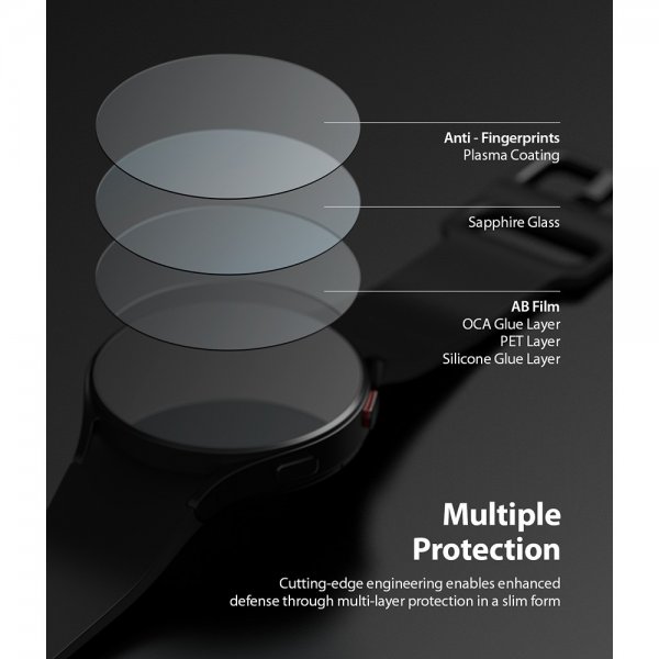 Ringke Samsung Galaxy Watch 4/5 44mm skærmbeskytter i safirkrystal