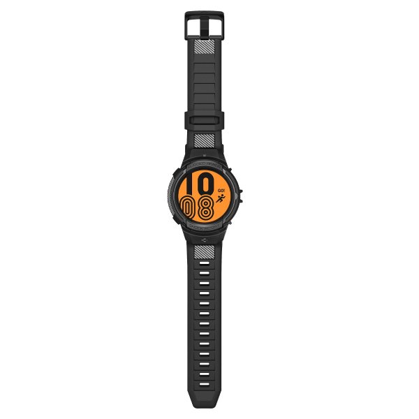 Spigen Samsung Galaxy Watch 5 Pro 45mm Cover og Rem Rugged Armor Pro Sort