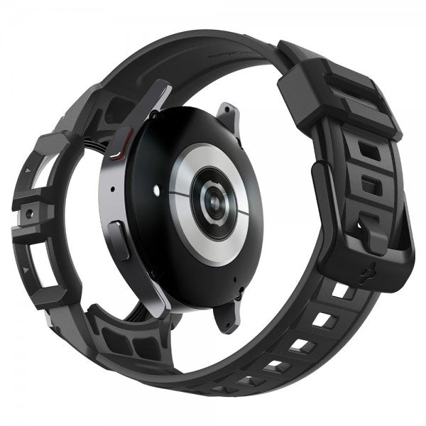 Spigen Samsung Galaxy Watch 6 40mm Urkasse og Rem Rugged Armor Pro Sort