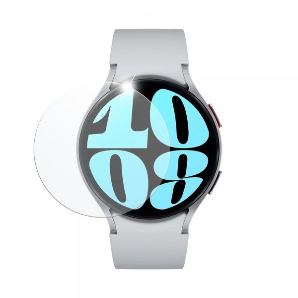 Fast Samsung Galaxy Watch 6 44mm Skærmbeskyttelse Hærdet Glas 2-pak