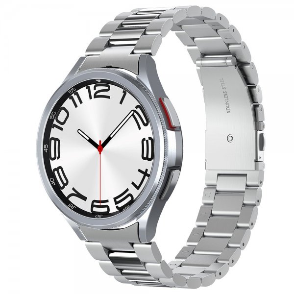 Spigen Samsung Galaxy Watch 6 Classic 47mm Armbånd Modern Fit 316L Sølv