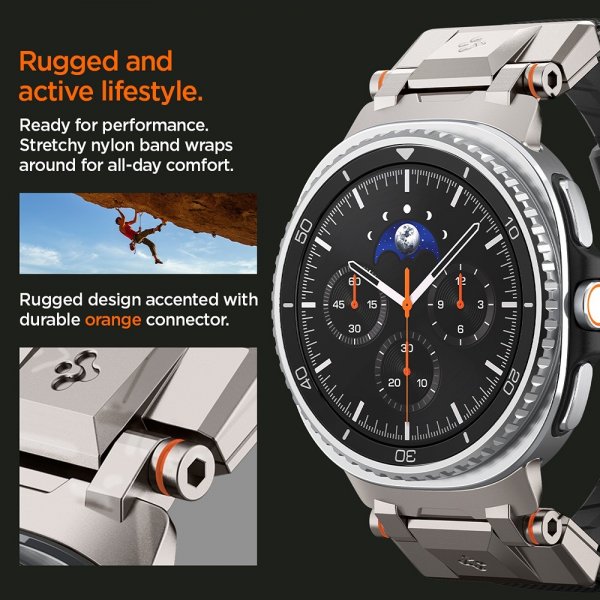 Spigen Samsung Galaxy Watch 8 40/44mm/Classic 46mm Rem DuraPro Armor Sort