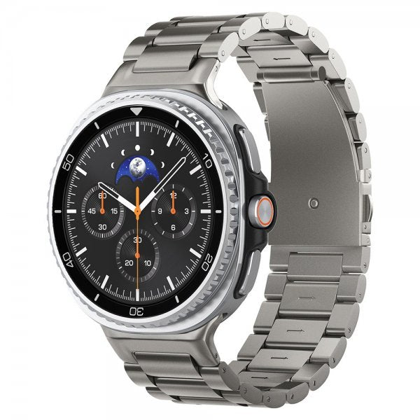 Spigen Samsung Galaxy Watch 8 40/44mm/Classic 46mm Armbånd Modern Fit Titanium Natural Titanium
