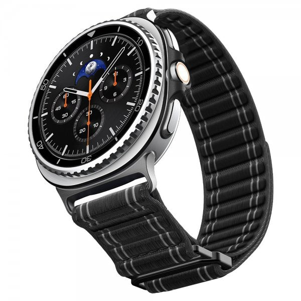 Spigen Samsung Galaxy Watch 8 40/44mm/Classic 46mm Armbånd WBF0 Sort