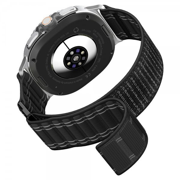 Spigen Samsung Galaxy Watch 8 40/44mm/Classic 46mm Armbånd WBF0 Sort