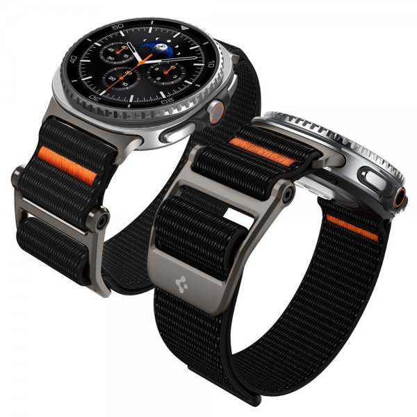 Spigen Samsung Galaxy Watch 8 40/44mm/Classic 46mm Rem DuraPro Flex Sort