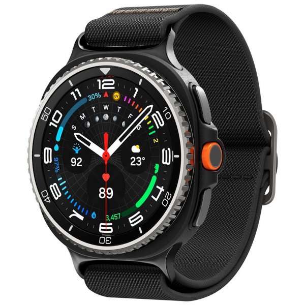 Spigen Samsung Galaxy Watch 8 40/44mm/Classic 46mm Armbånd Lite Fit Sort