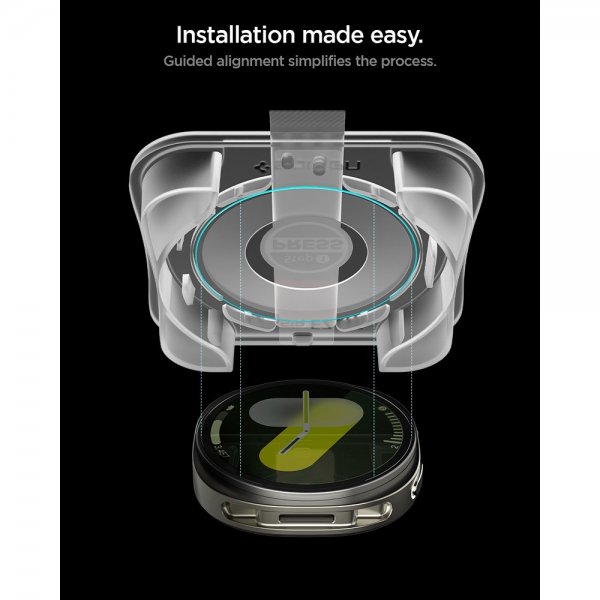 Spigen Samsung Galaxy Watch 8 40mm Skærmbeskyttelse GLAS.tR EZ Fit 2-pak
