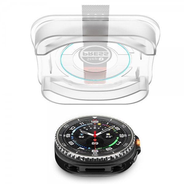 Spigen Samsung Galaxy Watch 8 Classic 46mm Skærmbeskytter GLAS.tR EZ Fit 2-pak