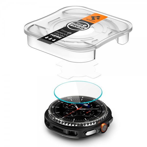Spigen Samsung Galaxy Watch 8 Classic 46mm Skærmbeskytter GLAS.tR EZ Fit 2-pak