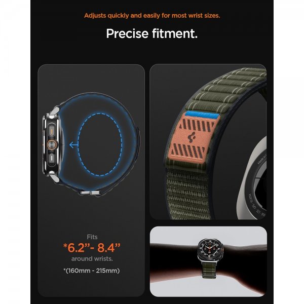 Spigen Samsung Galaxy Watch Ultra 47mm Rem WBF0 Grøn