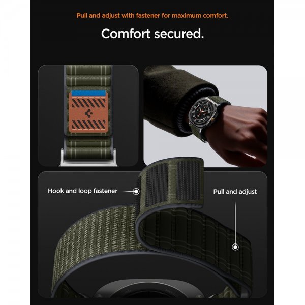 Spigen Samsung Galaxy Watch Ultra 47mm Rem WBF0 Grøn