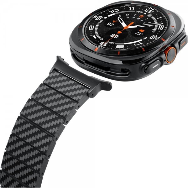 Pitaka Samsung Galaxy Watch Ultra Armbånd Carbon Fiber Urrem