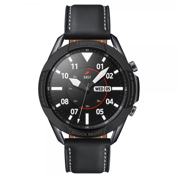 Spigen Samsung Galaxy Watch3 45mm Skal Chrono Shield Sort