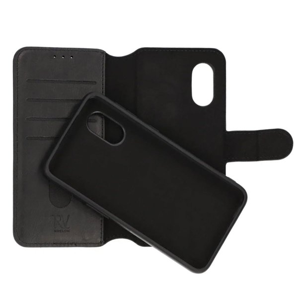 Rvelon Samsung Galaxy XCover 5 Etui Magnetisk Aftageligt Cover Sort