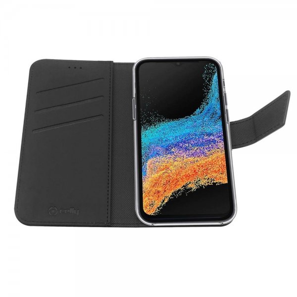 Celly Samsung Galaxy Xcover 6 Pro Etui Wally Wallet Case Sort