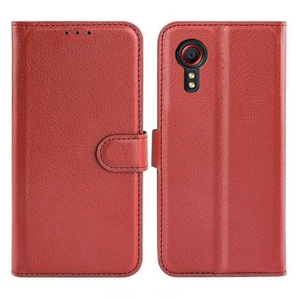 Samsung Galaxy XCover 7 Cover med Stander Brun