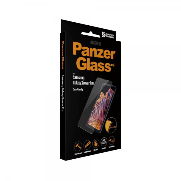PanzerGlass Samsung Galaxy XCover Pro Skærmbeskyttelse Edge-to-Edge Case Friendly