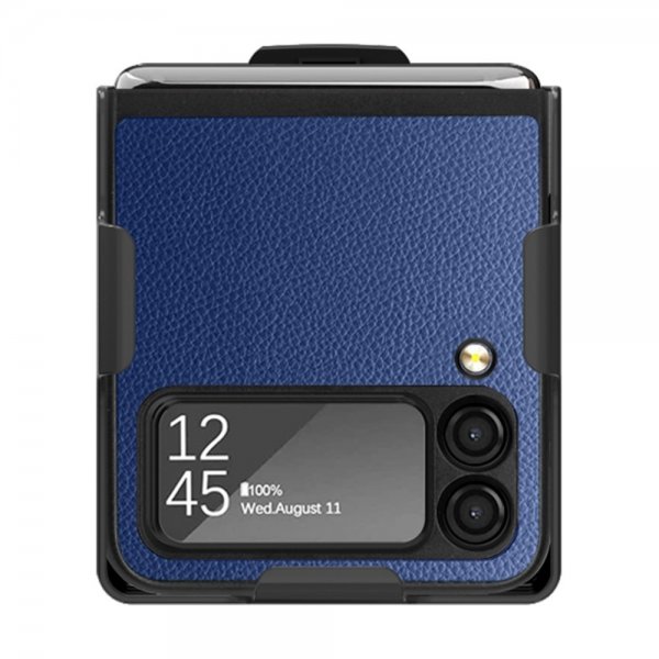 Samsung Galaxy Z Flip 3 Cover med Bælteclip Blå
