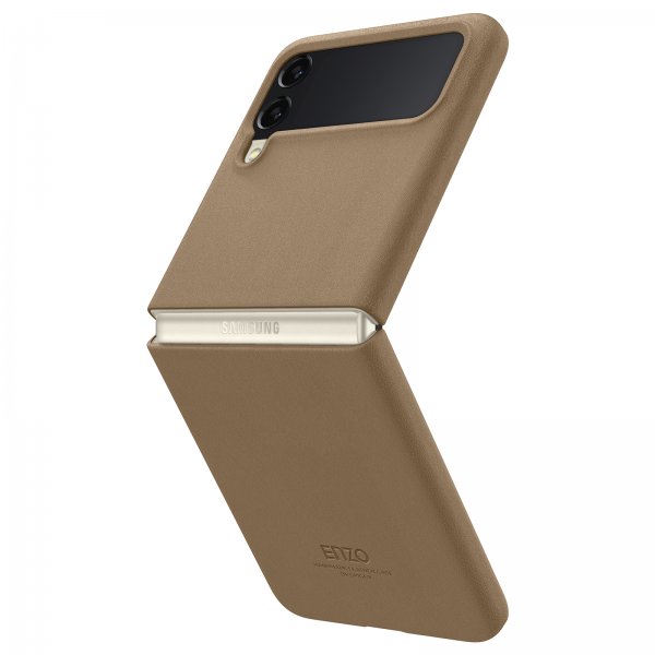 Spigen Samsung Galaxy Z Flip 3 Cover Enzo Classic Brown