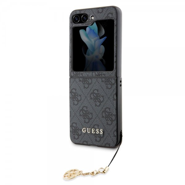 Guess Samsung Galaxy Z Flip 5 Cover 4G Charm Grå