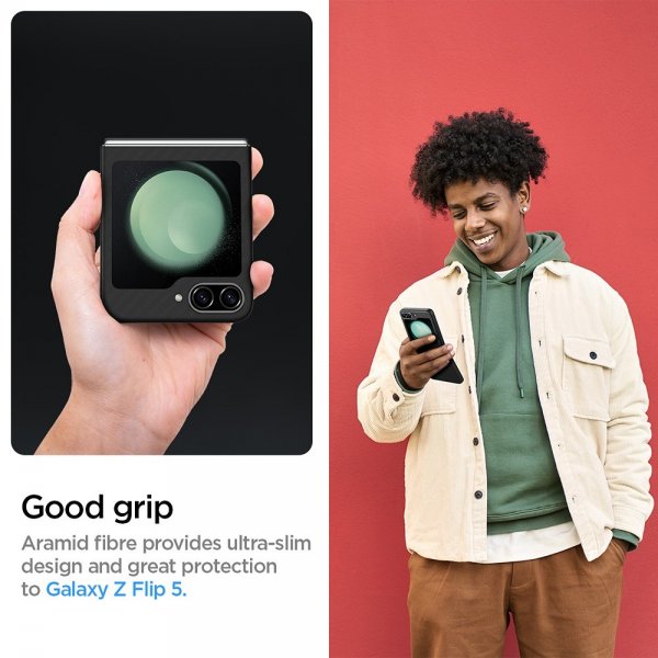 Spigen Samsung Galaxy Z Flip 5 Cover Air Skin Sort