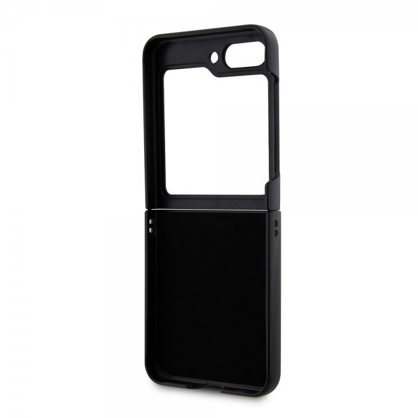 Karl Lagerfeld Samsung Galaxy Z Flip 5 Cover NFT Karl & Choupette Pin Saffiano Sort