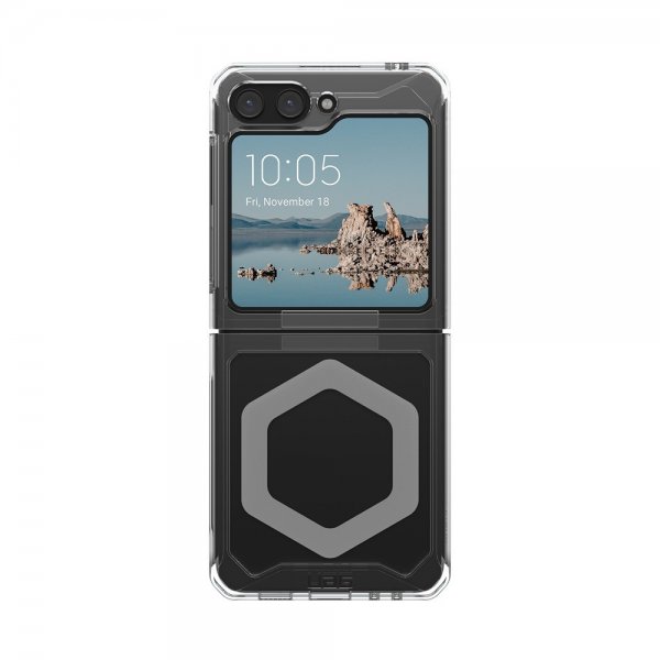 Urban Armor Gear (UAG) Samsung Galaxy Z Flip 5 Cover Plyo Pro MagSafe Ice/Silver