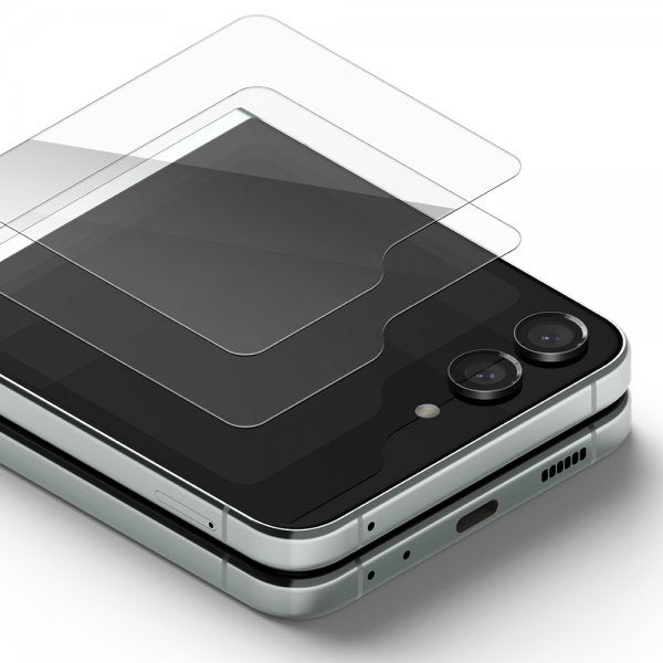 Ringke Samsung Galaxy Z Flip 5 Skærmbeskyttelse Cover Display Protector Glass 2-pak