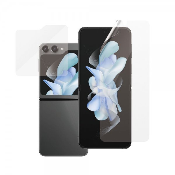 PanzerGlass Samsung Galaxy Z Flip 5 Skærmbeskyttelse FlipFoldFlex Ultra-Wide Fit TPU + Classic Fit Glas