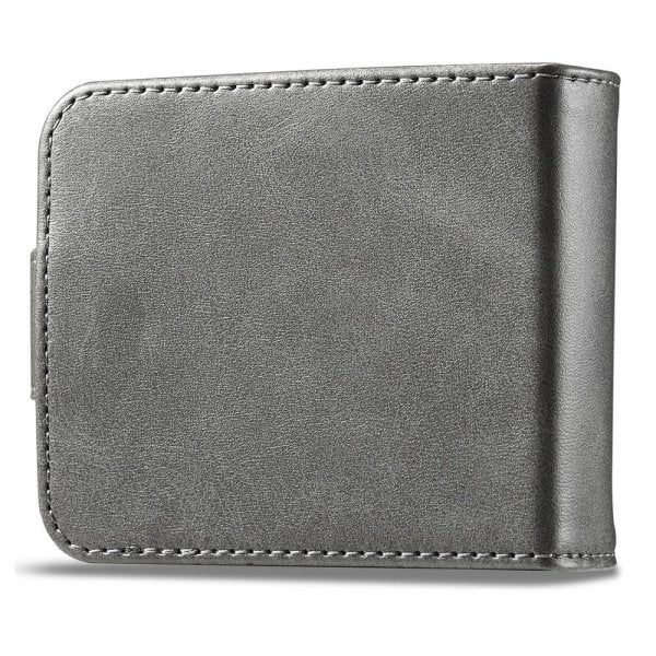 Lc.Imeeke Samsung Galaxy Z Flip 6/Flip 7 FE Cover med Kortlomme og Stativfunktion Grå