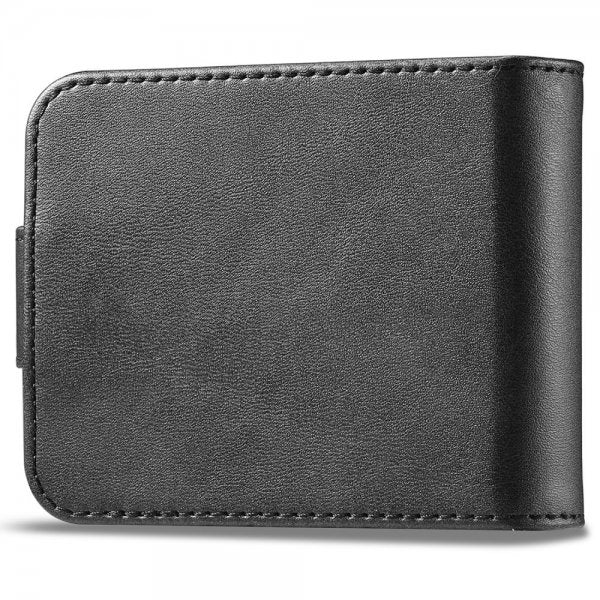 Lc.Imeeke Samsung Galaxy Z Flip 6/Flip 7 FE Cover med Kortrum Kickstand Funktion Sort