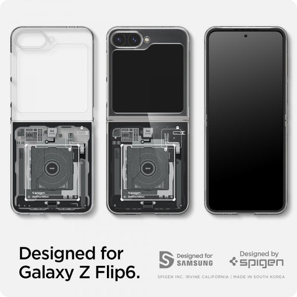 Spigen Samsung Galaxy Z Flip 6/Galaxy Z Flip 7 FE Cover Air Skin Zero One Sort