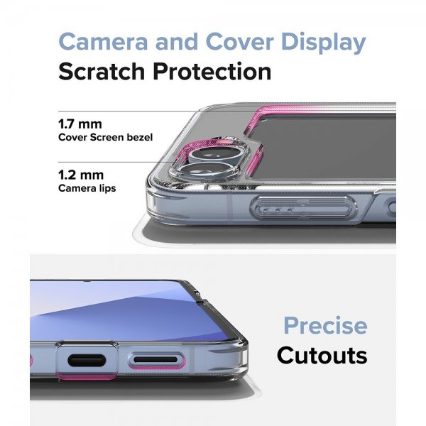 Ringke Samsung Galaxy Z Flip 6/Flip 7 FE Cover Fusion Transparent