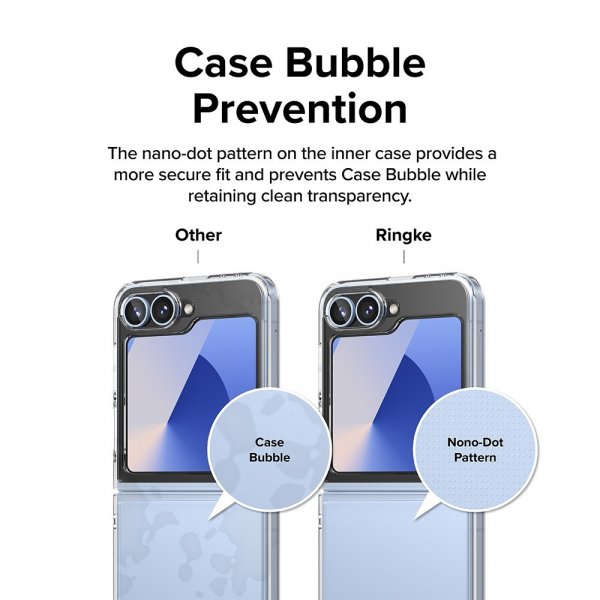 Ringke Samsung Galaxy Z Flip 6/Flip 7 FE Cover Fusion Transparent
