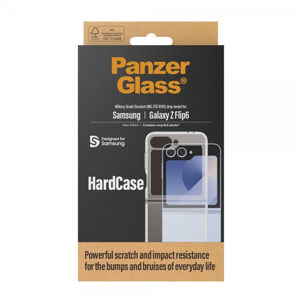 PanzerGlass Samsung Galaxy Z Flip 6/Flip 7 FE Cover HardCase Transparent