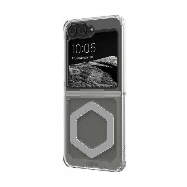Urban Armor Gear (UAG) Samsung Galaxy Z Flip 6/Flip 7 FE Cover Plyo Pro MagSafe Ice/Silver