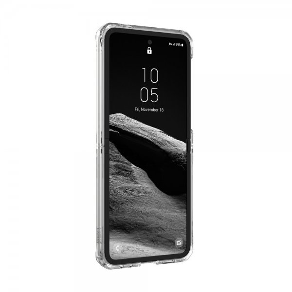 Urban Armor Gear (UAG) Samsung Galaxy Z Flip 6/Flip 7 FE Cover Plyo Pro MagSafe Ice/Silver