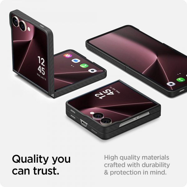 Spigen Samsung Galaxy Z Flip 7 Cover Air Skin Aramid Sort