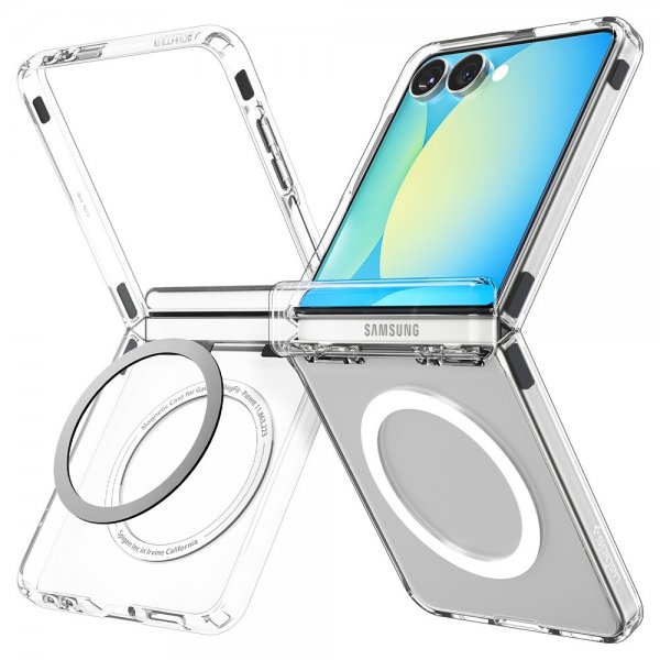 Spigen Samsung Galaxy Z Flip 7 Cover Ultra Hybrid Pro MagFit Clear White