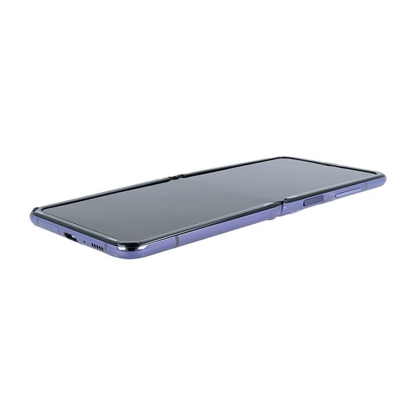 Samsung Galaxy Z Flip Skærm med LCD Display Original - Lilla