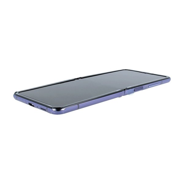 Samsung Galaxy Z Flip Skærm med LCD Display Original - Lilla