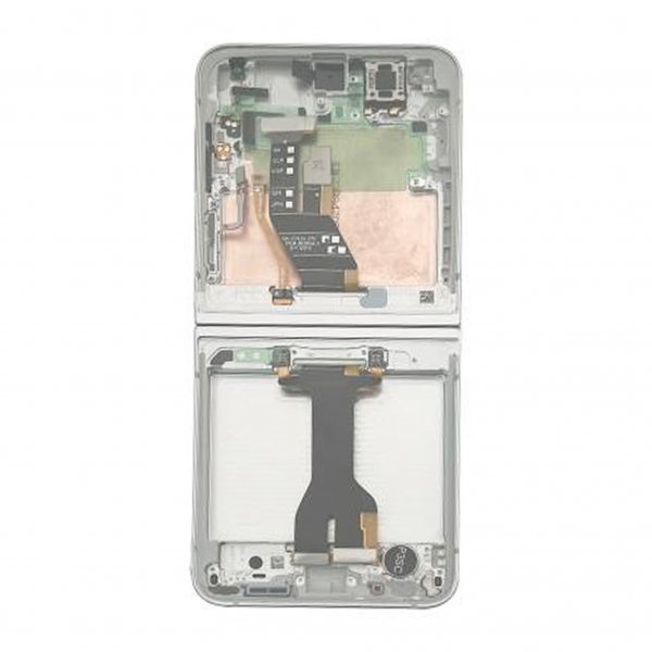 Samsung Galaxy Z Flip6 Bagside LCD Skærm Original - Hvid